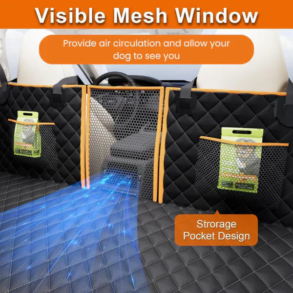 PawpyStuff™ CozyRider - Hard Bottom Back Seat Extender + FREE Dog Bed (Premium Package💎)