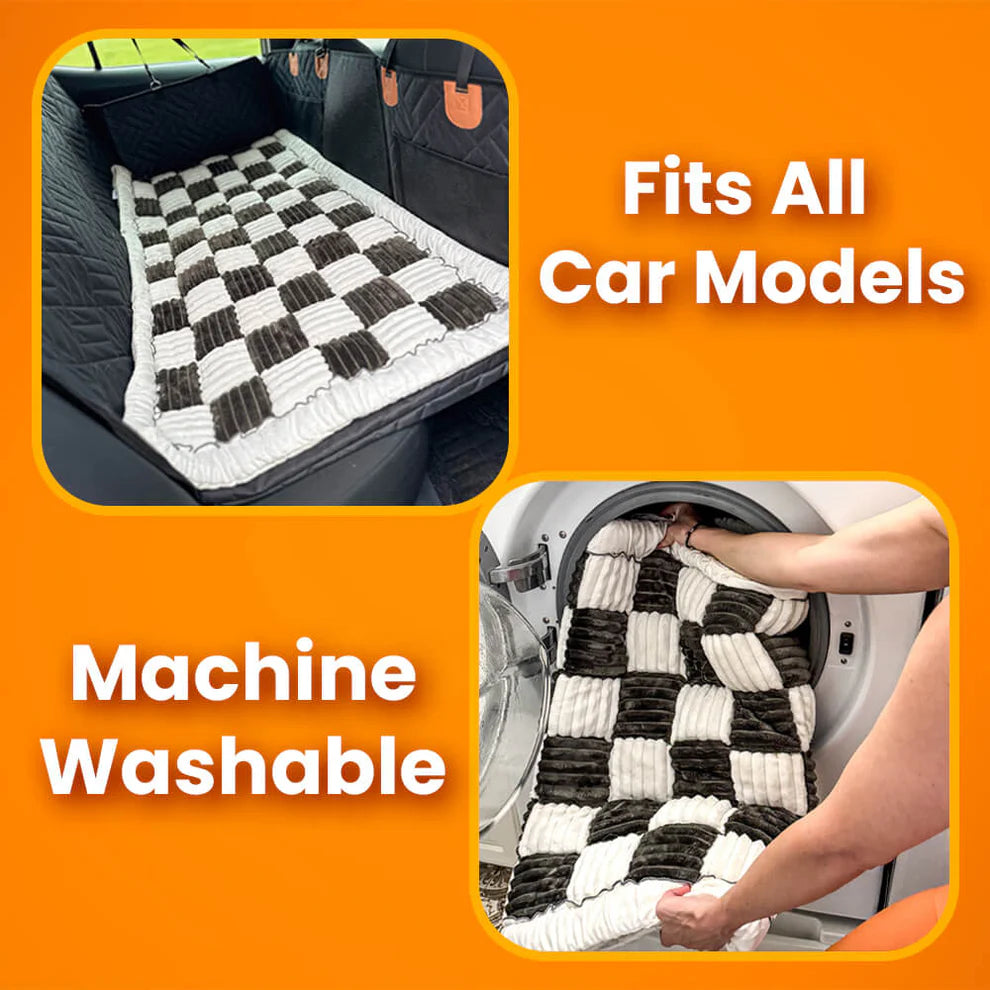 PawpyStuff™ CozyRider - Hard Bottom Back Seat Extender + FREE Dog Bed (Premium Package💎)