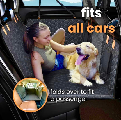 PawpyStuff™ CozyRider - Hard Bottom Back Seat Extender + FREE Dog Bed (Premium Package💎)
