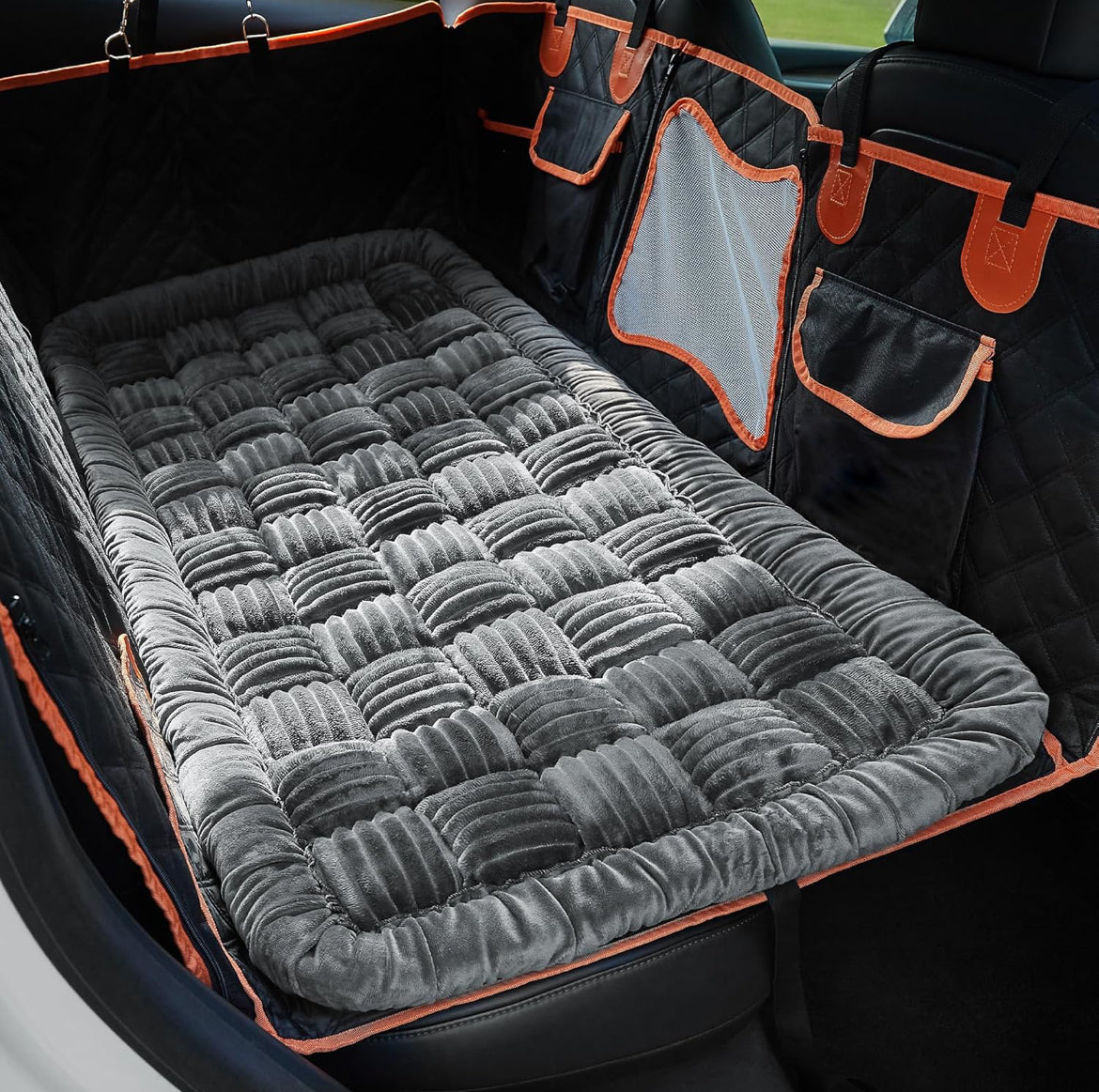 RuffRover 2.0™ - Hard Bottom Back Seat Extender + FREE Dog Bed