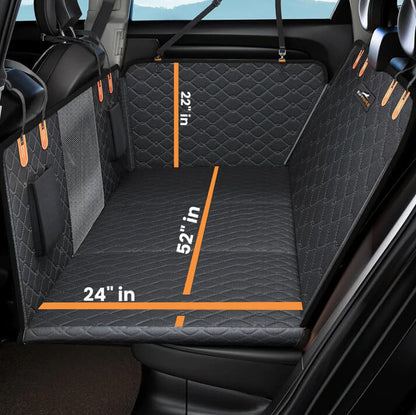 PawpyStuff™ CozyRider - Hard Bottom Back Seat Extender + FREE Dog Bed (Premium Package💎)
